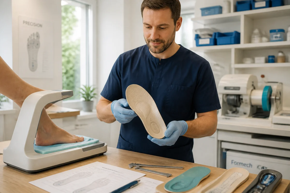 semelles orthopédiques thermoformées