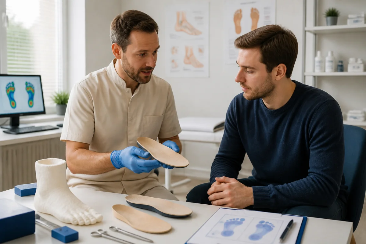 bilan podologique et semelles orthopédiques