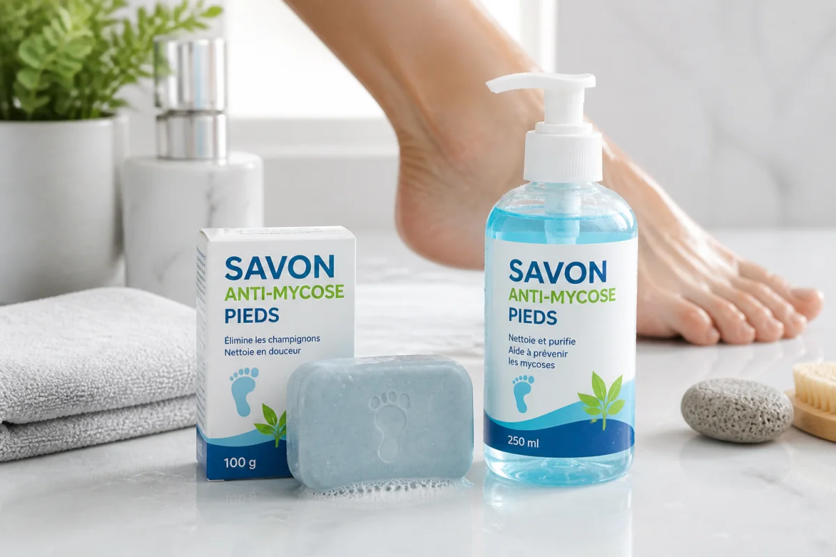 savon anti mycose pied