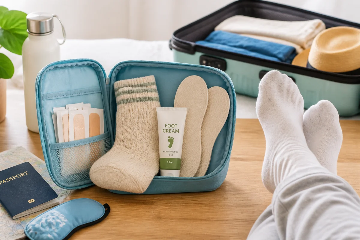 Douleurs aux pieds en voyage comment les prévenir et voyager plus confortablement