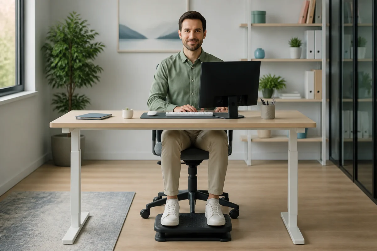 Prévenir les douleurs de pied au bureau