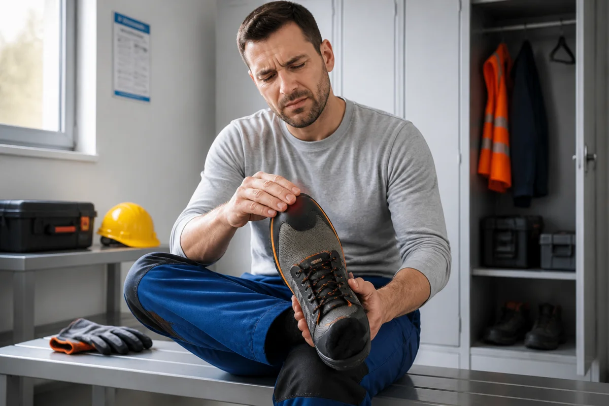 Douleur au pied avec des chaussures de sécurité comment trouver la cause