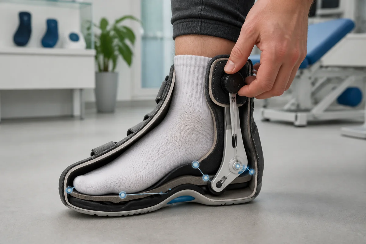 Chaussures orthopédiques avec releveur intégré tout savoir